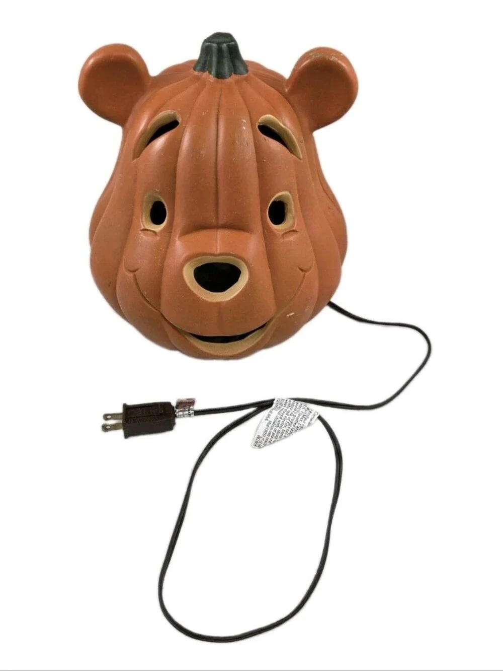 Disney Winnie the Pooh Lighted Halloween Pumpkin Jack O Lantern Tabletop Decor